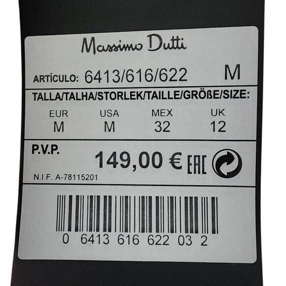 Massimo Dutti Pale Pink Zip Front Blazer, US Size M, NWT - Picture 6 of 8